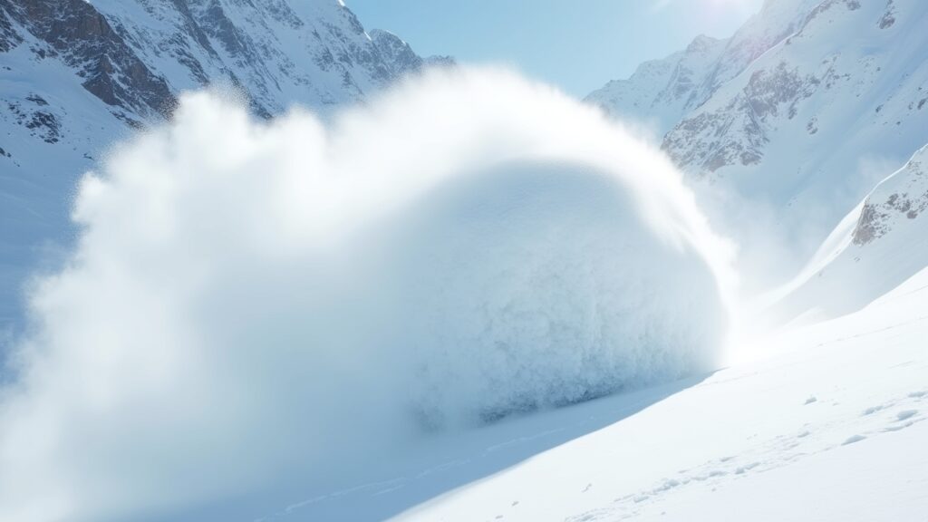 Snowball rolling downhill getting bigger, representing growing momentum