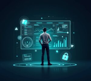 Computer screen showing free vs paid monitoring features