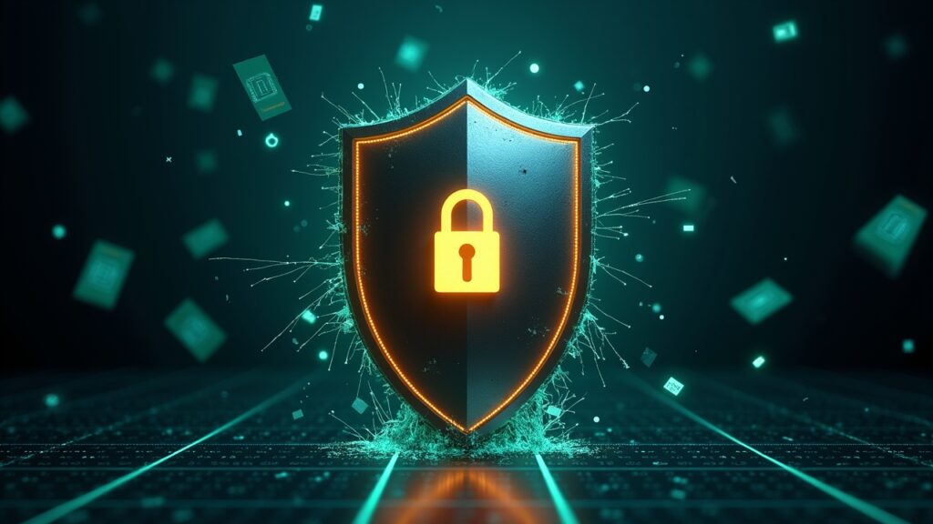 Shield protecting credit information from threats