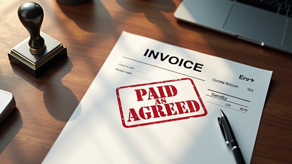 "PAID AS AGREED" replacing late payment status